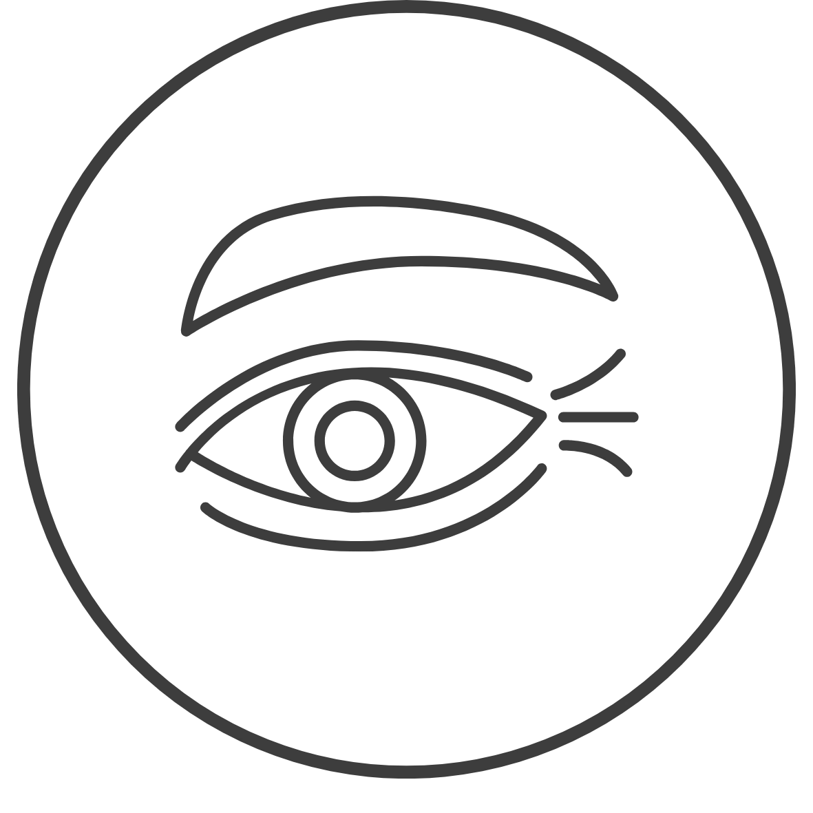 Lifts the outer eye corners