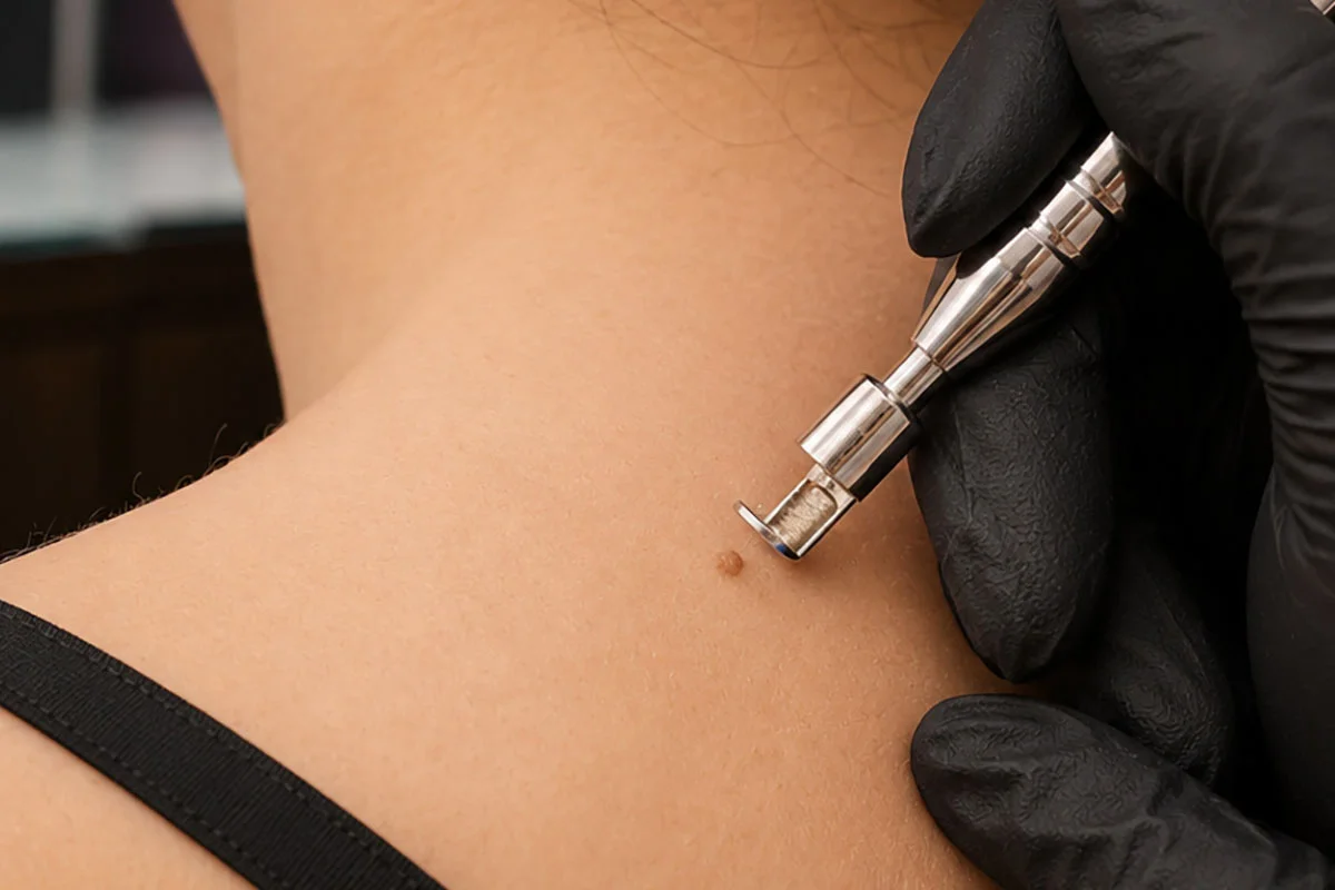 Mole Skin Lesion Removal 1